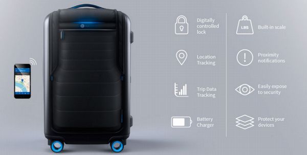 GPS追跡付スーツケースの機能